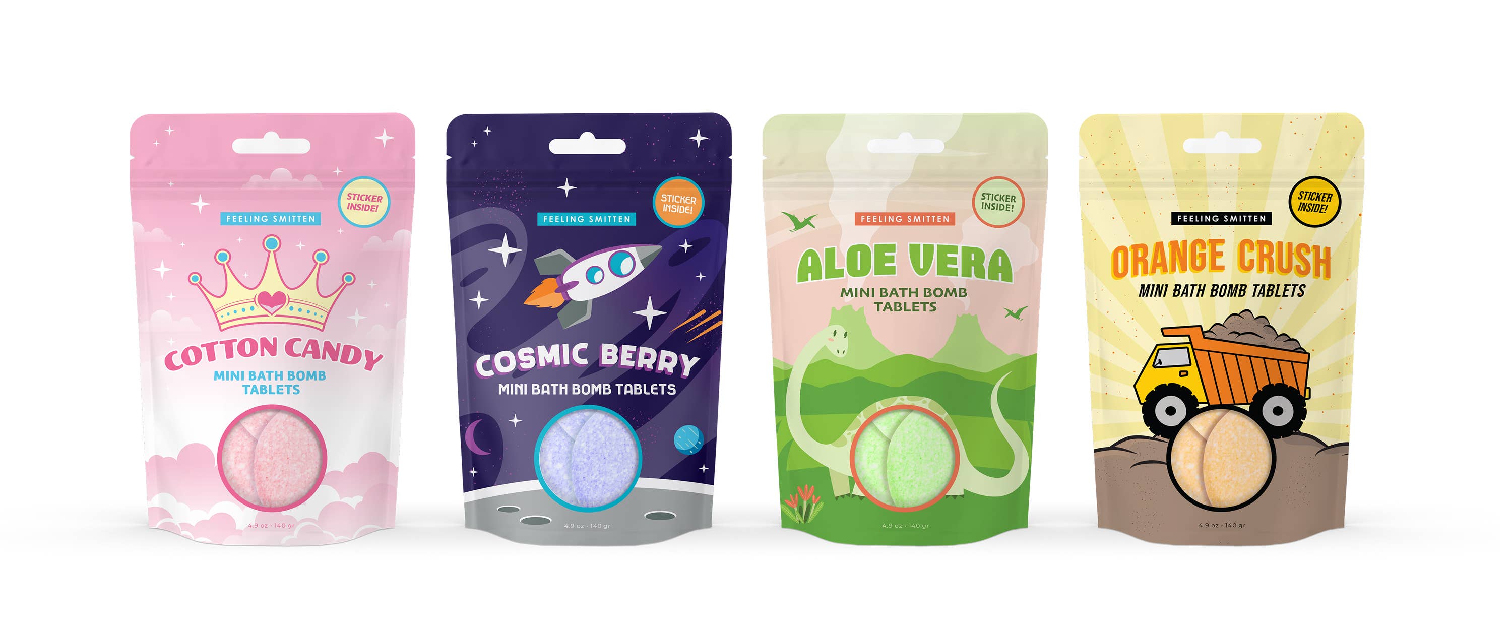 Kids Orange Crush Bath Bomb Tablets Nantucket Kids