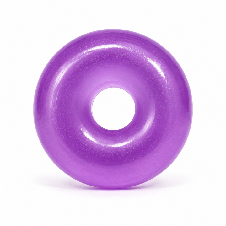 FEELZiES™ Jelly Donut Squishy™ – Wearable Sensory Fidget: Grape Glaze