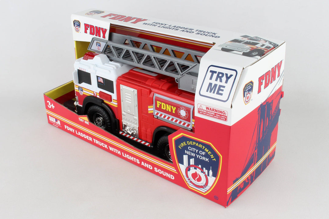 FDNY Fire Ladder Truck with Lights & Sound by Daron