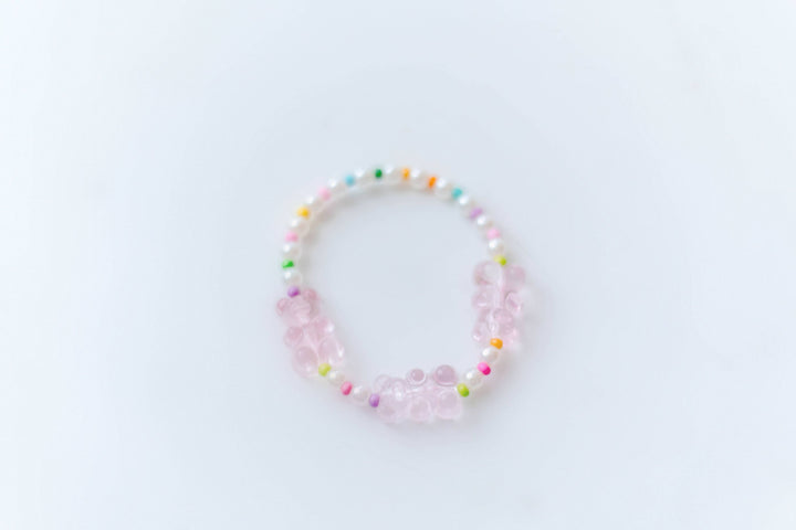 Gummy Bear Stretch Bracelet - Pink