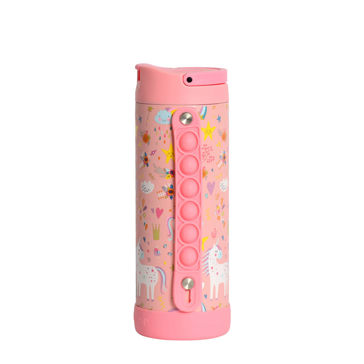 14oz Iconic Pop Bottle - Pink Unicorn