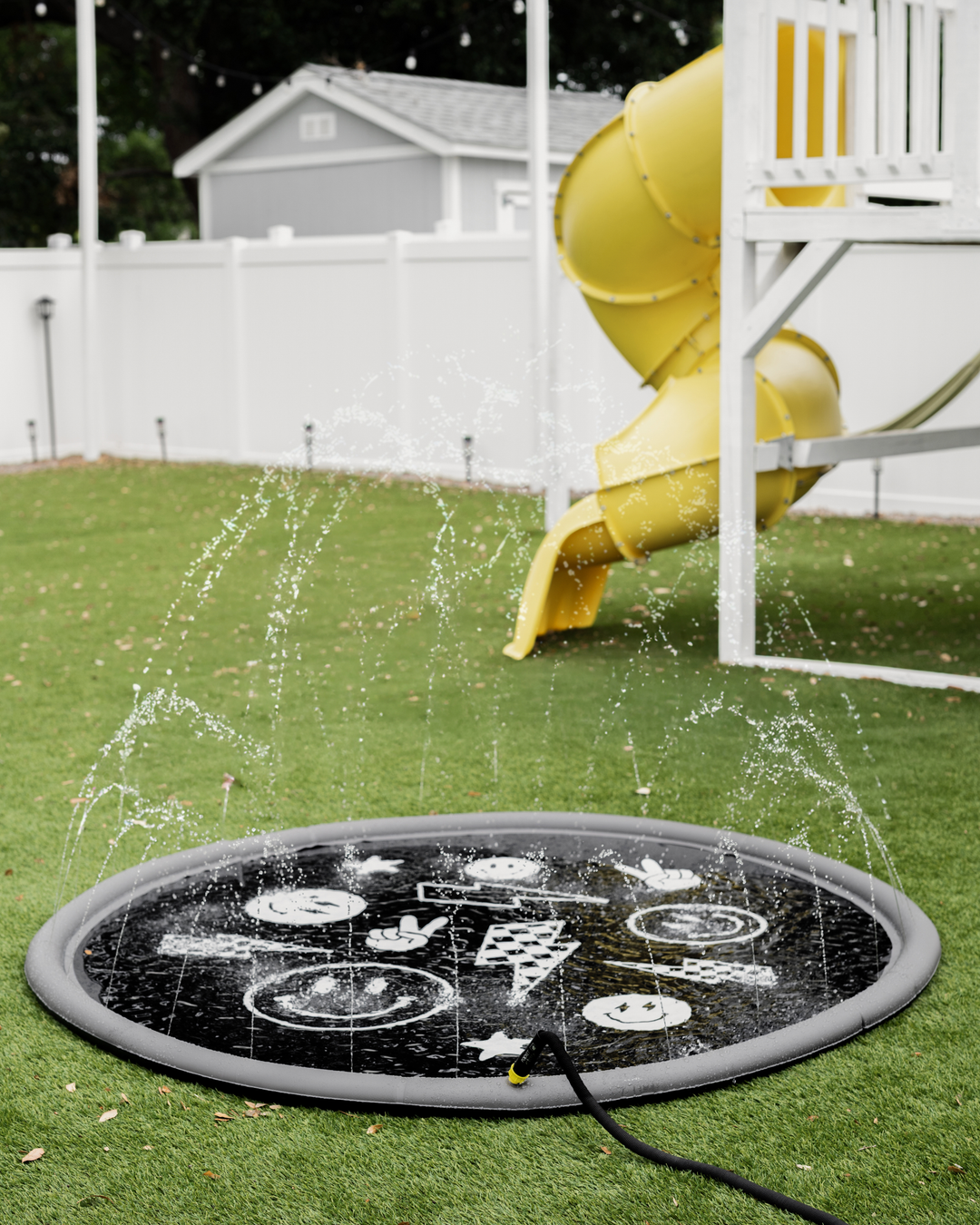 Sprinkler Splash Pad for Kids - Oversized Backyard Sprinkler: Surf Paradise