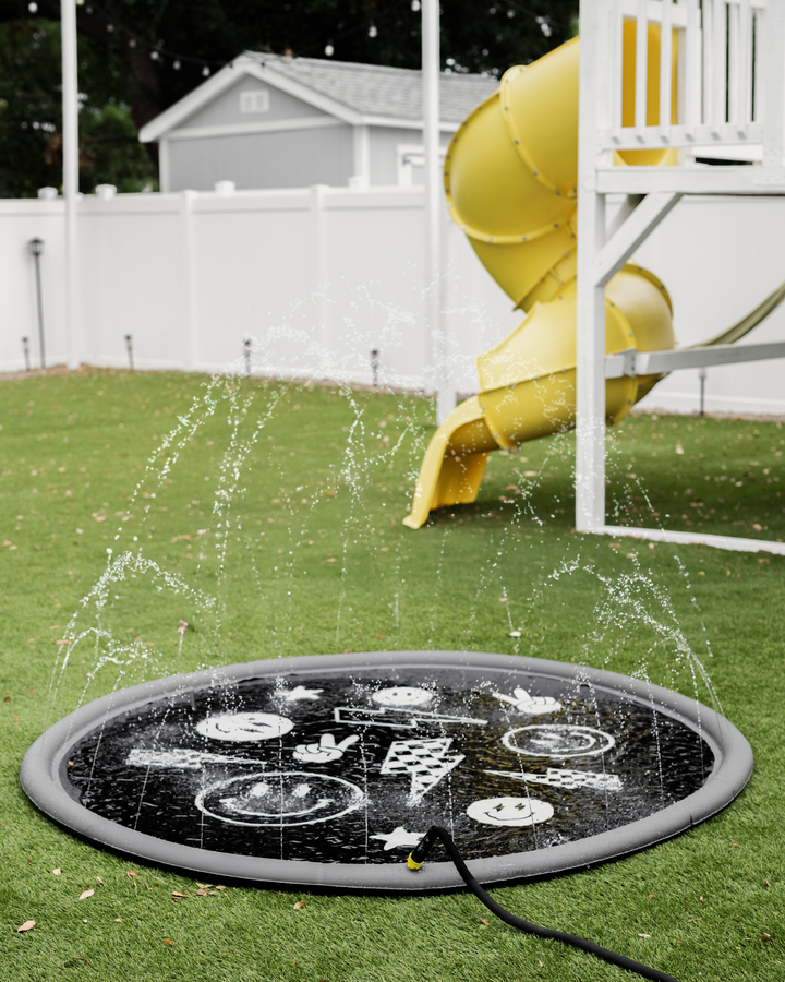 Sprinkler Splash Pad for Kids - Oversized Backyard Sprinkler: Surf Paradise