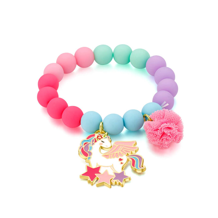 Magical Unicorn Bracelet and Nail Sticker Girly Gift Pack
