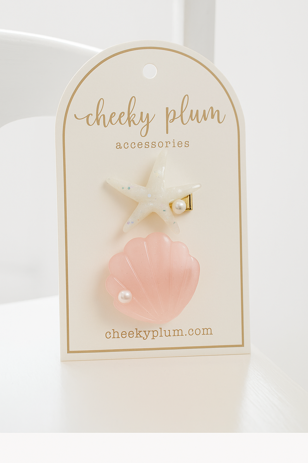 Hair Clip Set - Under the Sea - Pink: Clip