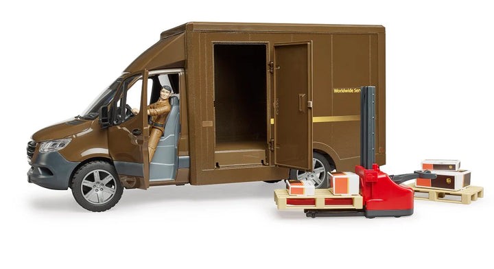 Bruder 02678 Mercedes-Benz Sprinter UPS with Driver and Accessories