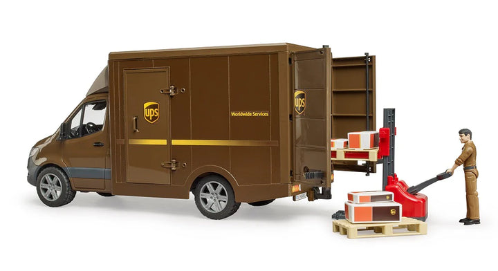 Bruder 02678 Mercedes-Benz Sprinter UPS with Driver and Accessories
