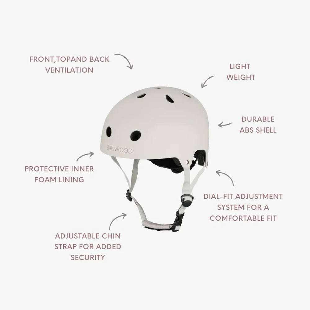 Banwood Eco Helmet - Ivory (50-54 cm)