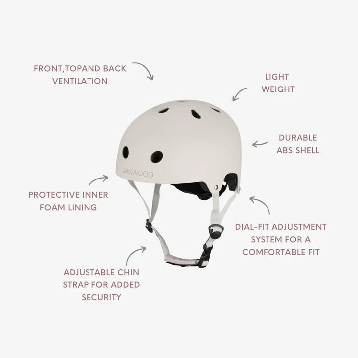 Banwood Eco Helmet - Ivory (50-54 cm)