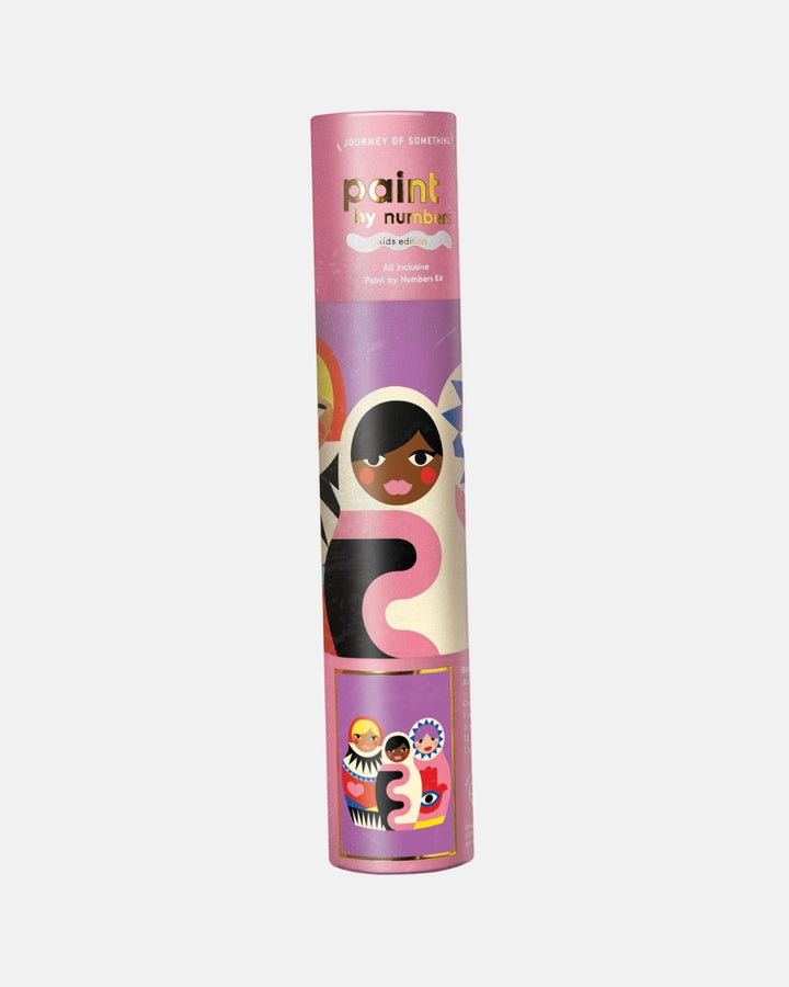 Paint by Numbers Kit & Canvas for Kids - Babushkas