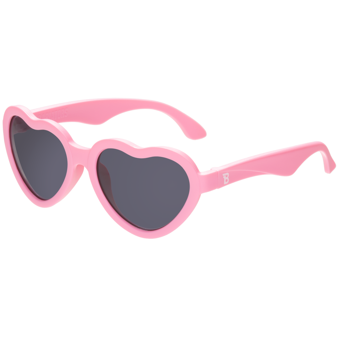 Candy Pink Heart Baby Sunglasses on Peggable Hangtag: Ages 0-2