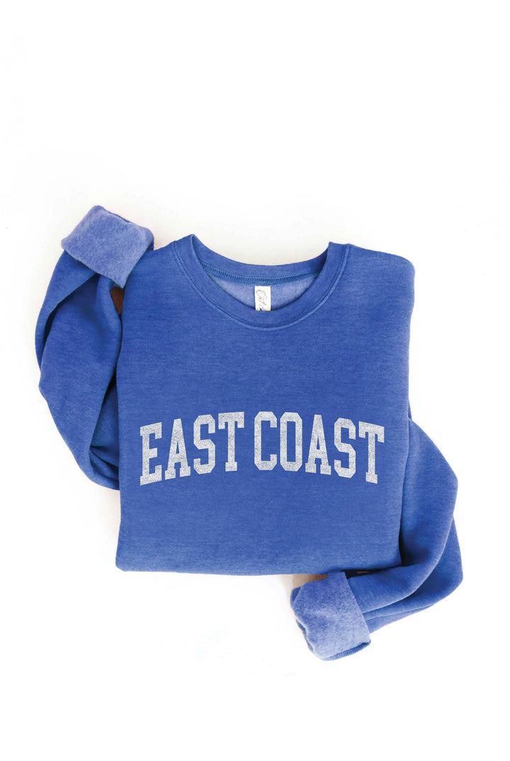 Adult EAST COAST Graphic Sweatshirt HEATHER ROYAL