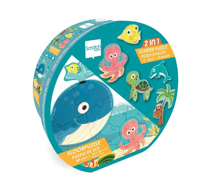 Scratch - 2-in-1 Starter and Floor Puzzle OCEAN