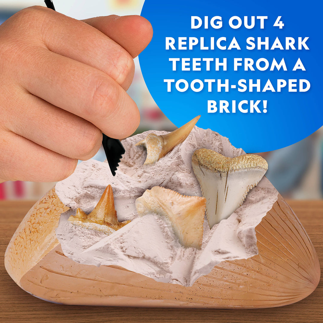 National Geographic Replica Shark Tooth Dig Kit