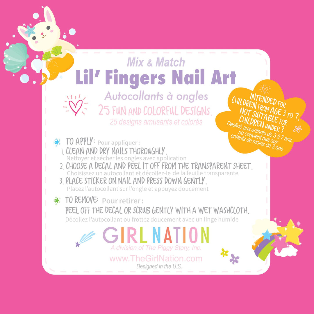 Magical Unicorn Bracelet and Nail Sticker Girly Gift Pack