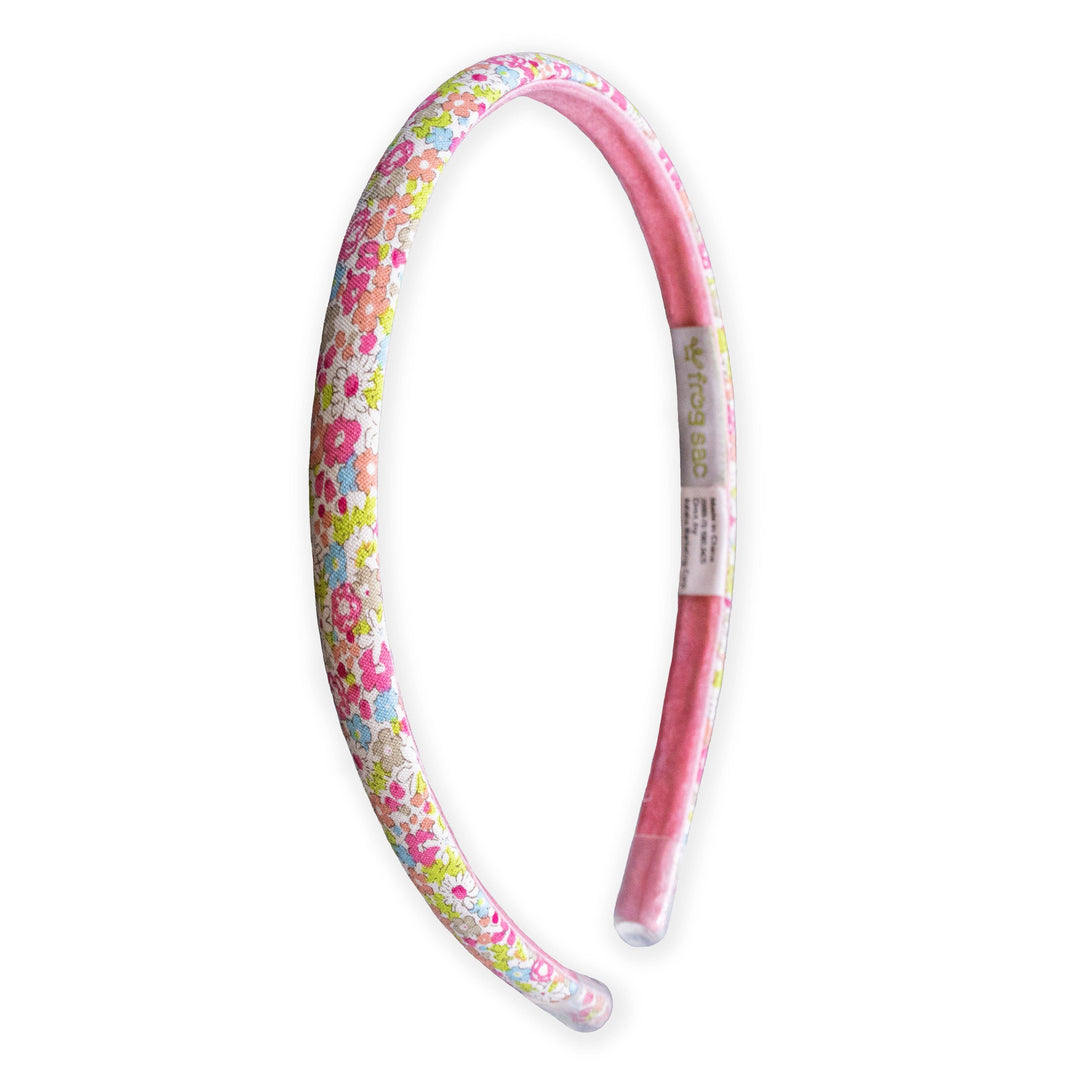 Thin Floral Headband - Non Slip Hair Accessories for Kids: Light Blue