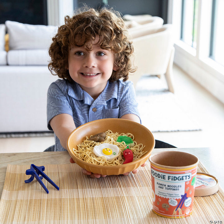 Foodie Fidgets Ramen Noodles and Toppings Fidgets for Kids