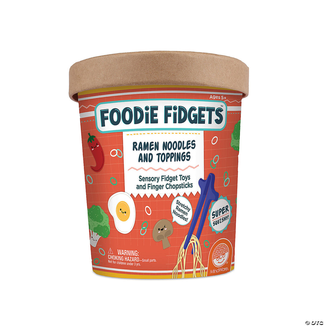Foodie Fidgets Ramen Noodles and Toppings Fidgets for Kids