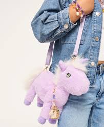 Opal Plush Unicorn Bag