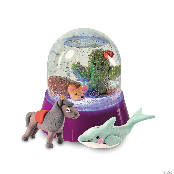Make Your Own Light Up Snow Globes