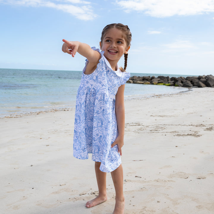 Nellie Dress-Octopus Toile
