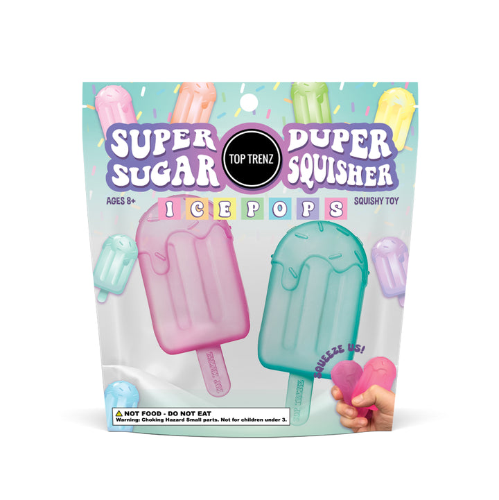 Super Duper Sugar Squisher - Mini Ice Pop 2 Pack