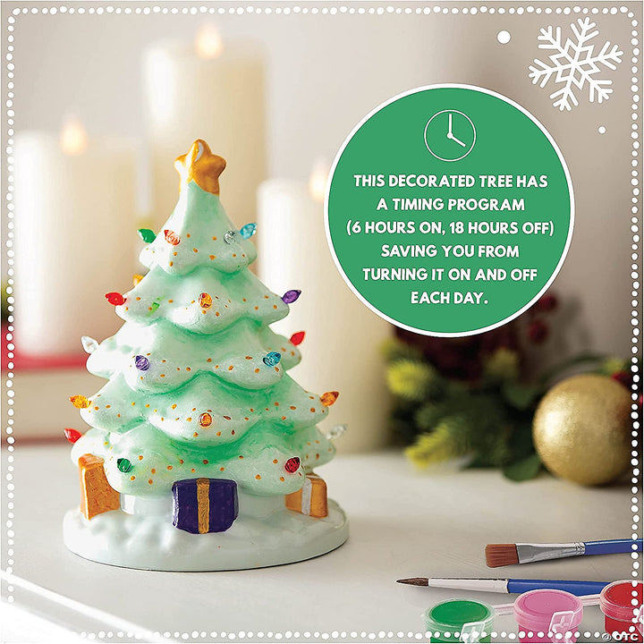 Paint Your Own Porcelain Tree Light