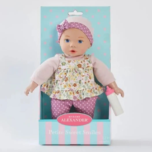 Petite Sweet Smiles 10-Inch Baby Doll, Fancy Floral