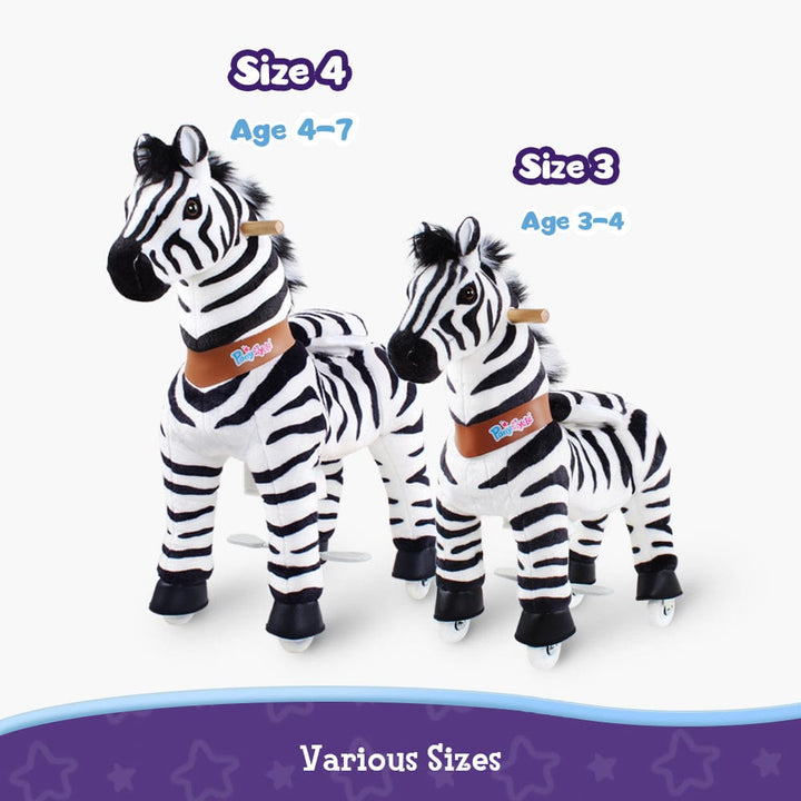 Model U Ride-On Animal Zebra Age 4-7