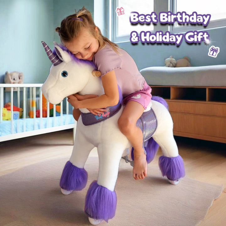 Model U Ride-On Unicorn Age 3-4 Purple