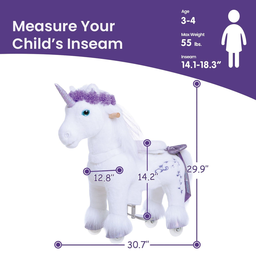 Model X Ride on Unicorn for Age 3-4 Purple