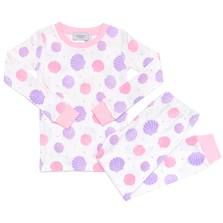 Scallop Shells Pima Jammies 2-Pc Set
