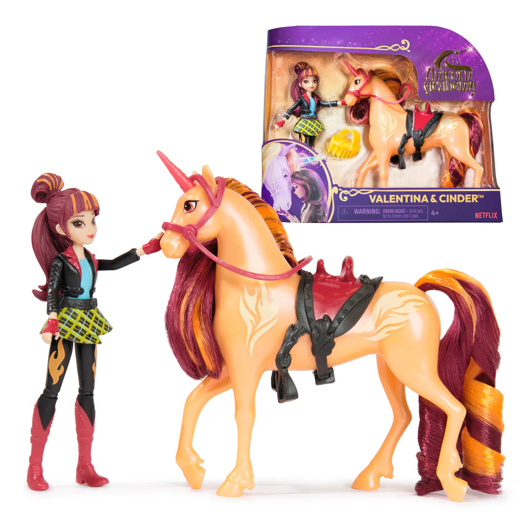 Unicorn Academy, Valentina & Cinder Set