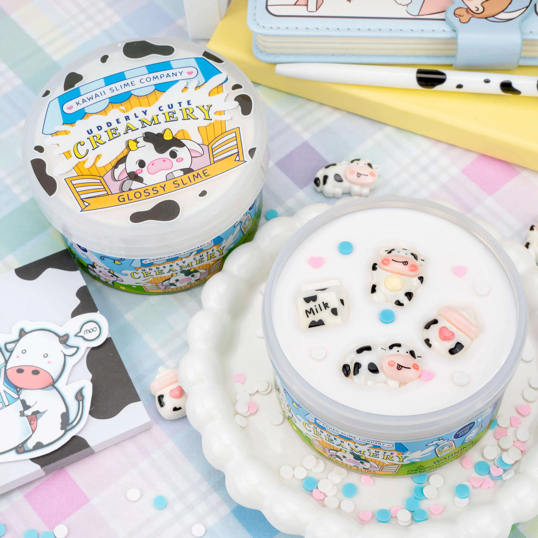 Udderly Cute Creamery Glossy Signature Dome™ Slime