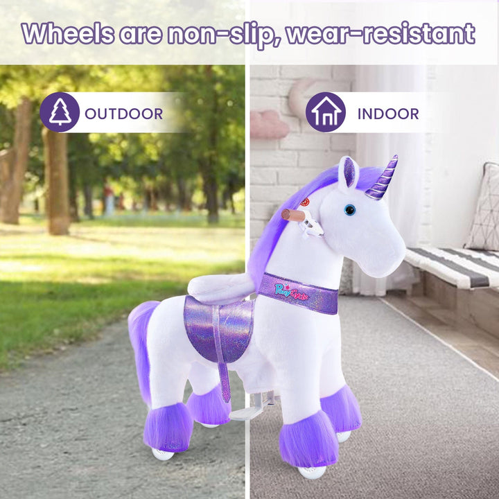 Model U Ride-On Unicorn Age 3-4 Purple