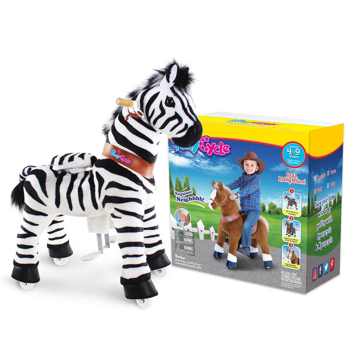 Model U Ride-On Animal Zebra Age 4-7