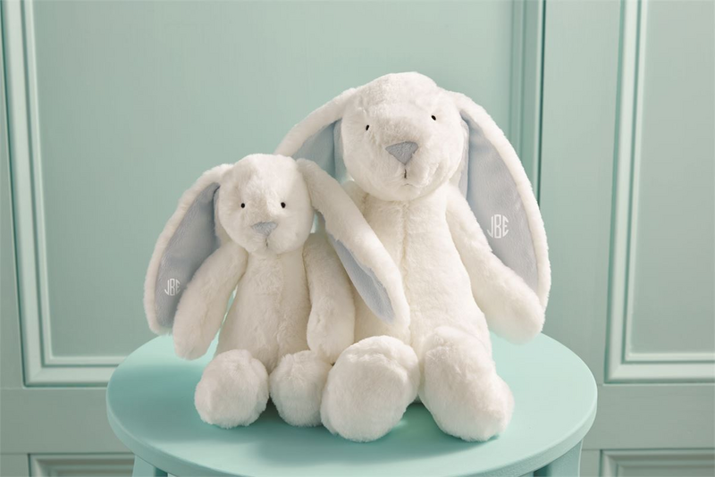 Mud Pie Small Plush Blue Bunny – Nantucket Kids