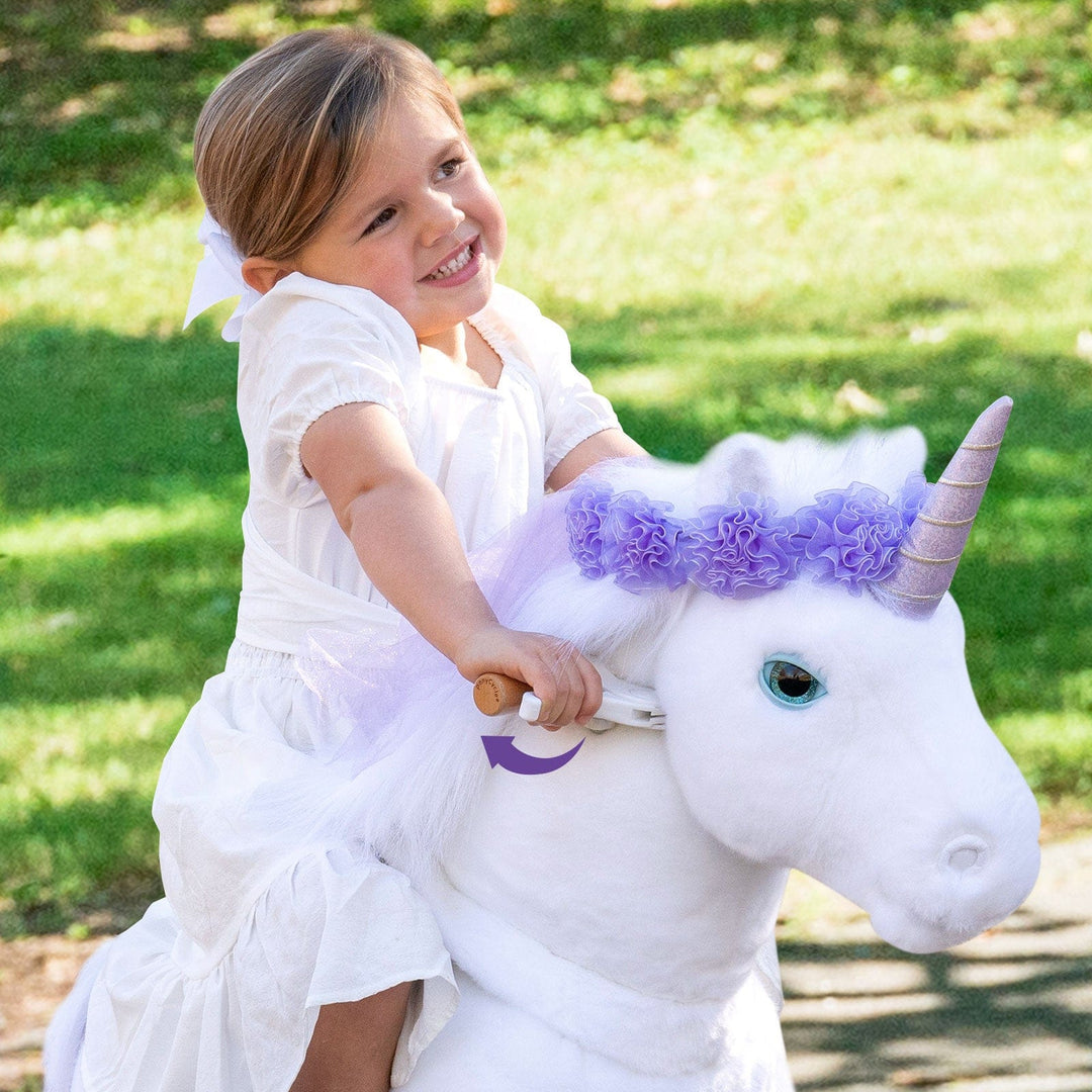 Model X Ride on Unicorn for Age 3-4 Purple