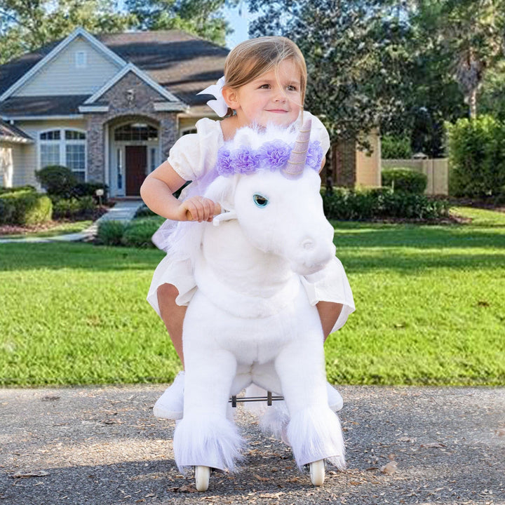 Model X Ride on Unicorn for Age 3-4 Purple