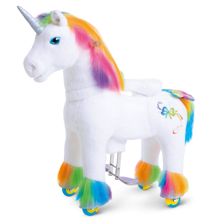 Model X Ride on Rainbow Unicorn for Age 4-7