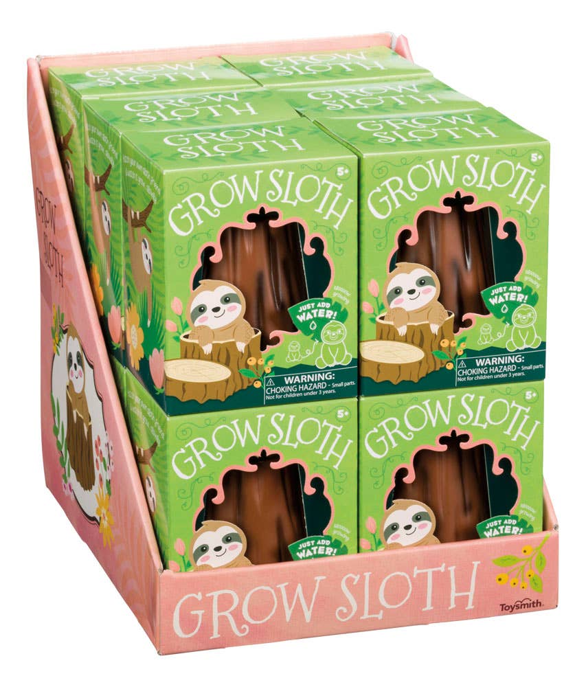 Grow A Sloth, Just Add Water Grow Toy - Nantucket Kids