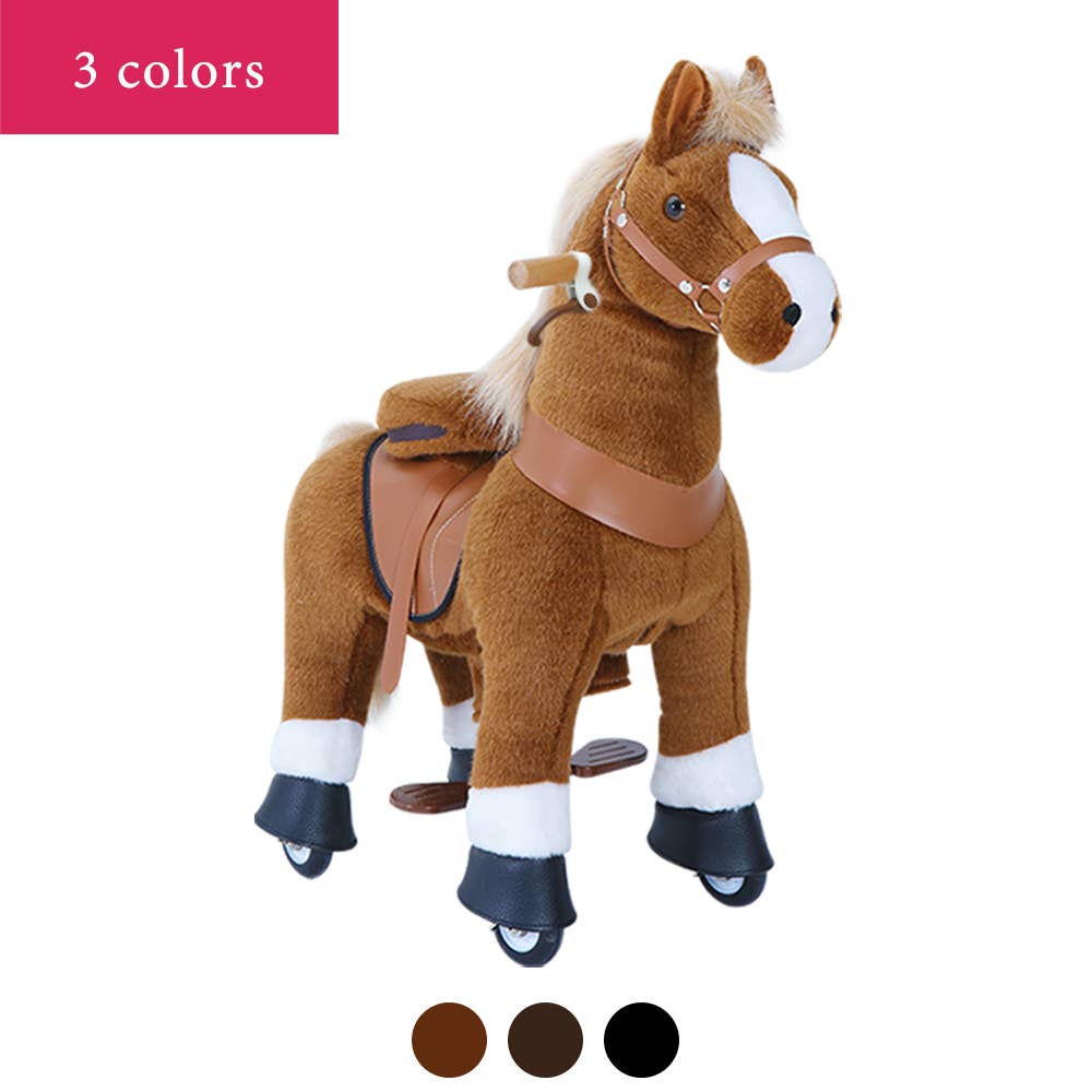 PonyCycle Ride-On Brown Horse Model U for age 4-9