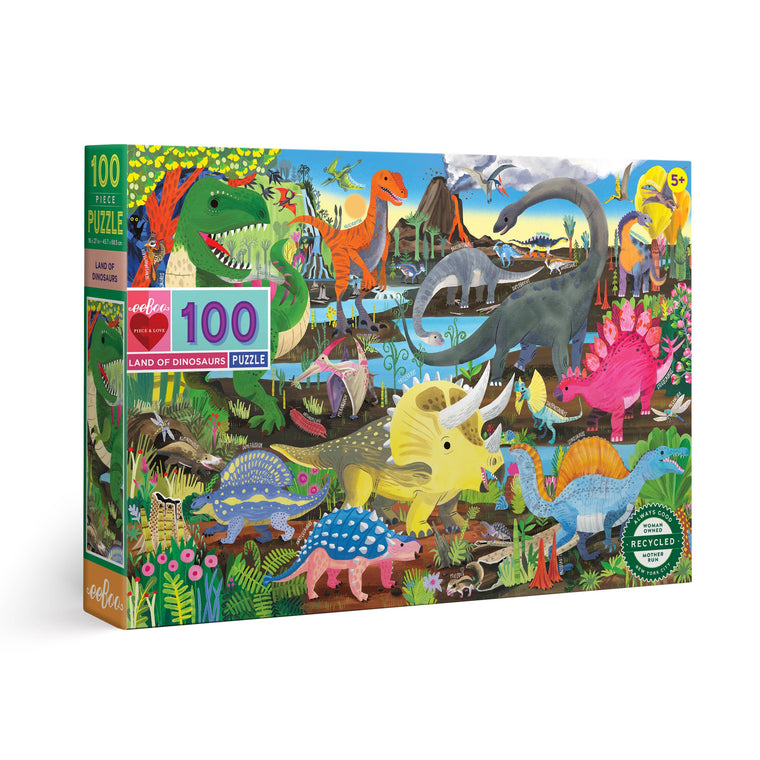 Land of Dinosaurs 100 Piece Puzzle