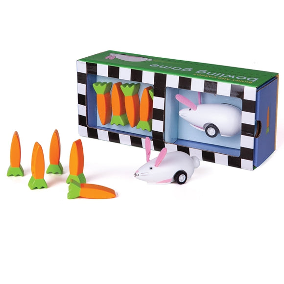 Rabbit and Carrot Bowling Toy