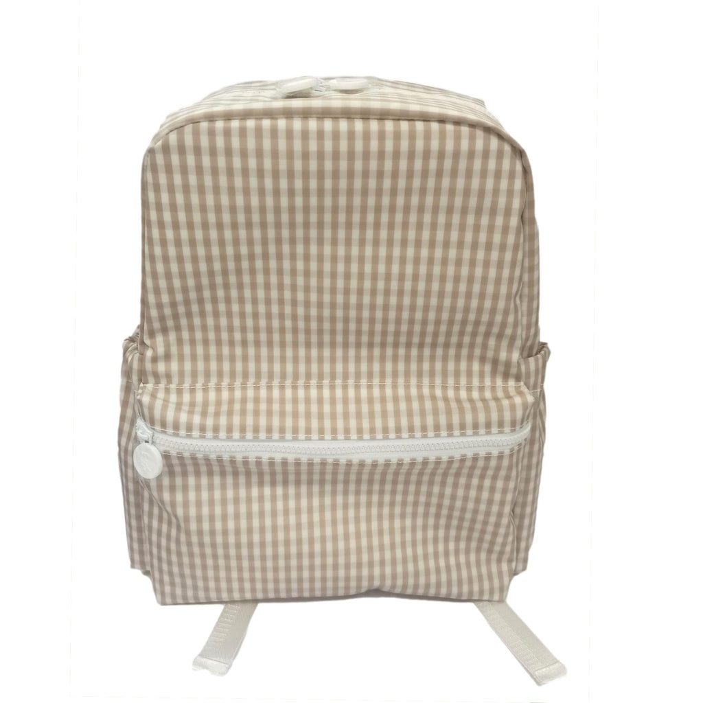 TRVL DESIGN BACKPACKER - GINGHAM KHAKI