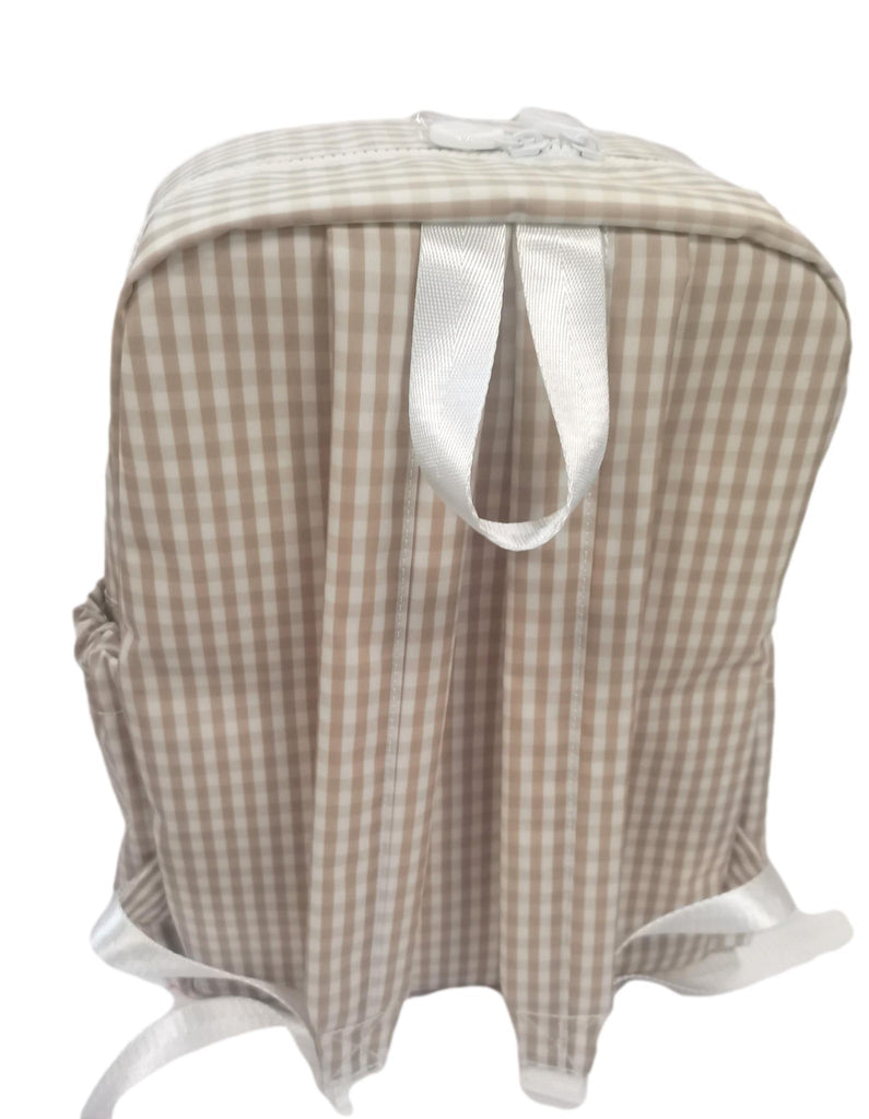 TRVL DESIGN BACKPACKER - GINGHAM KHAKI