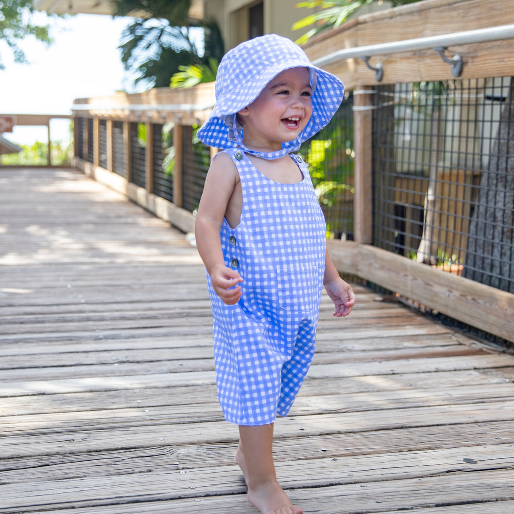 Cornflower Gingham Shortall