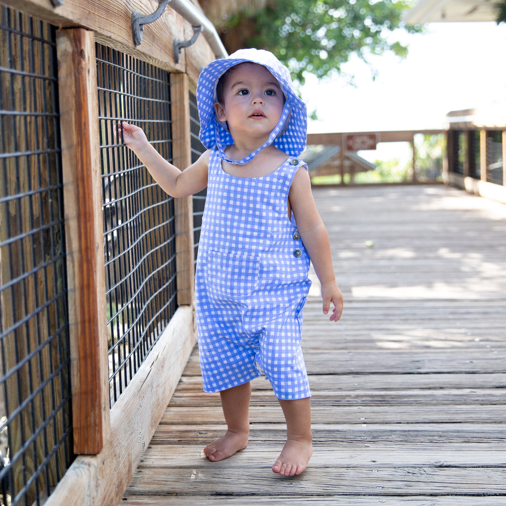 Cornflower Gingham Shortall