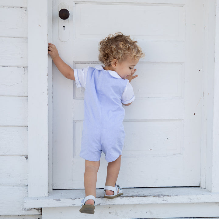 Sawyer Shortall and Shirt Set-Chambray