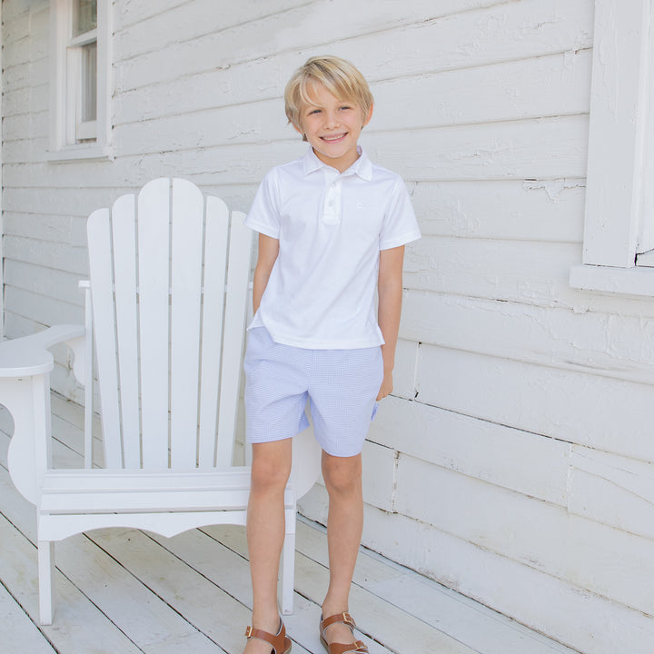 Set Sail Pima Polo-Classic White